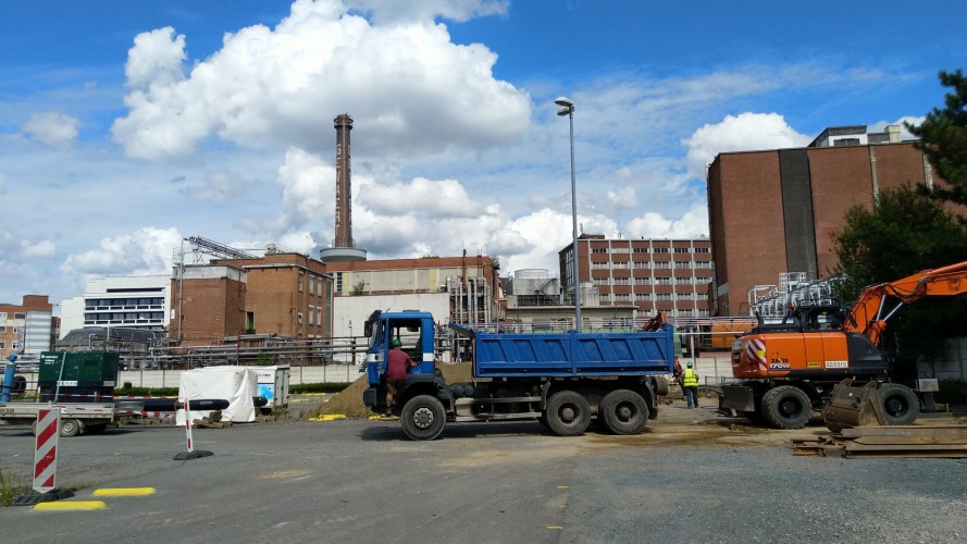 Voorspoedige aanleg warmtenet Mortsel-Edegem